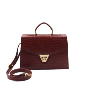 Classic Crossbody Bag – Maroon