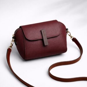 Mini Crossbody Bag – Maroon
